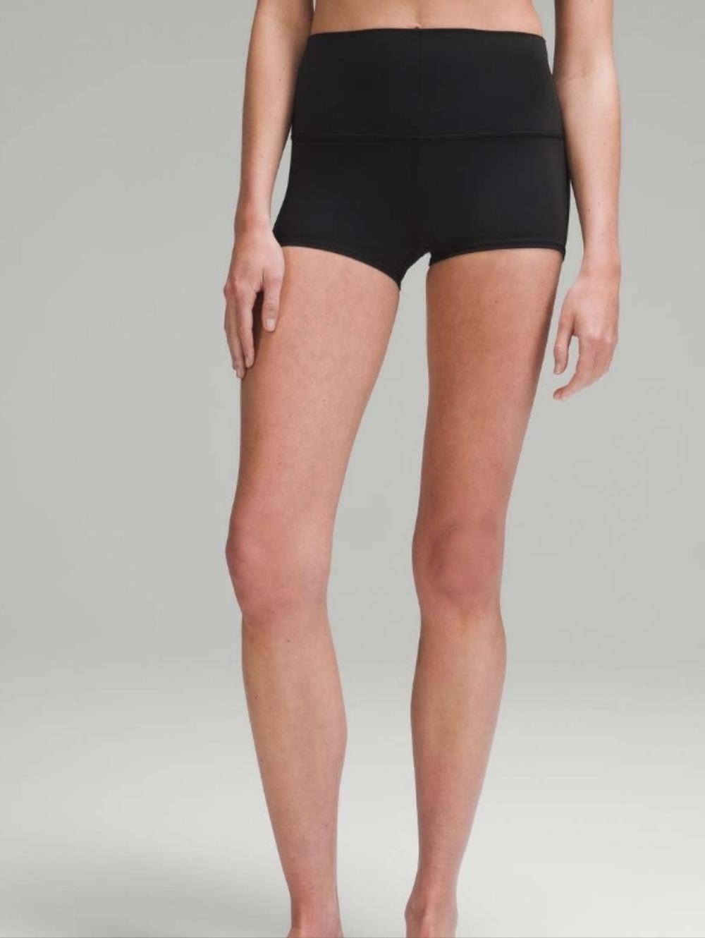 lululemon athletica Black High-Waist Bike Shorts